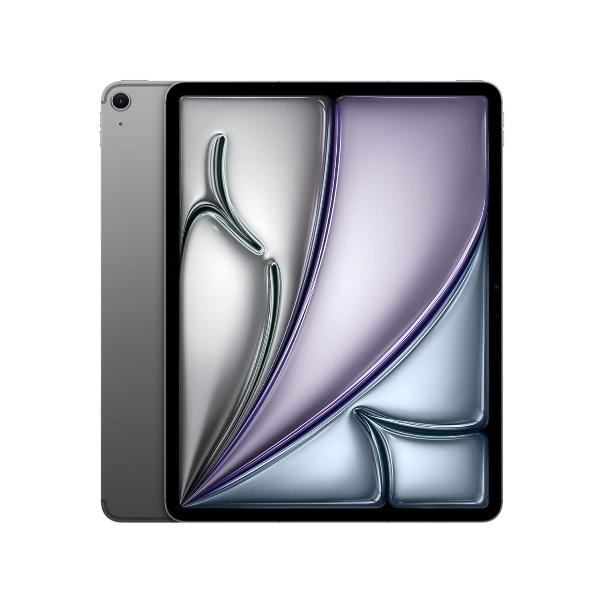 Apple iPad Air 13″ with M3 chip: Built for Apple Intelligence, Liquid Retina Display, 512GB, 12MP Front/Back Camera, Wi-Fi 6E + 5G Cellular, Touch ID, All-Day Battery Life — Space Gray