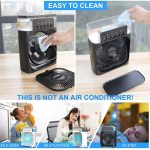 Drumstone [𝟏𝟓 𝐘𝐄𝐀𝐑𝐒 𝐖𝐀𝐑𝐑𝐀𝐍𝐓𝐘] Portable Air Conditioner Fan – Mini Evaporative Cooler with 1/2/3 H Timer, 3 Wind Speeds, and 3 Spray Modes for Office, Home, Dorm & Travel_Multicolor - Image 3