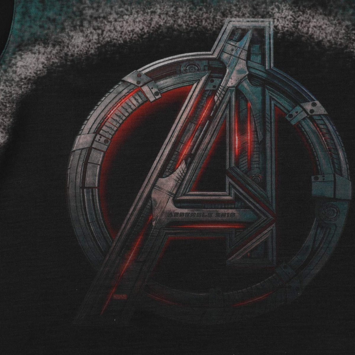 Marvel Avengers by Wear Your Mind Boy's Plain Regular Fit Long Sleeve Top (DMAF0098.2_Black1 8-9Y) - Image 3