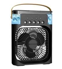 Drumstone (FIRST TIME IN EVER WITH LIFETIME REPLACEMENT WARRANTY) Elevate comfort with the Portable Air Conditioner Fan. A 500 ml water tank with 7 colors LED light_M102_Multicolor