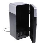THE STYLE SUTRA Universal 5V Car Mini Fridge Warmer and Cooler Dual Auto USB Refrigerator Freezer Office Black - Image 2