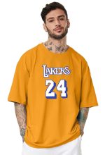 LEOTUDE Men's Cottonblend Half Sleeve Oversized T-Shirt for Man