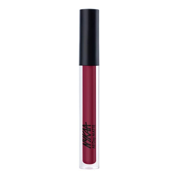 Nykaa All Day Matte Waterproof, Transfer Proof, Mask Proof, 12H Liquid Lipstick - Bride Crew
