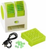 SAHAJ ENTERPRISES.Air Cooling Fan Blade USB Portable Mini AC Cooler Battery Operated Mini Water Less Duel Blower with Ice Tray Best for Home, Shop, Table, Kitchen & Outdoor (Pack of 1) - Image 6