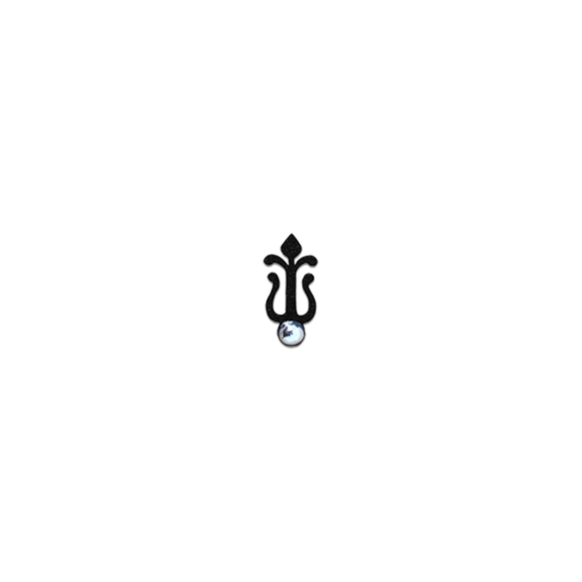 Comet Busters Different Designs Fancy Black Bindi (BIN655)(10mm) - Image 2