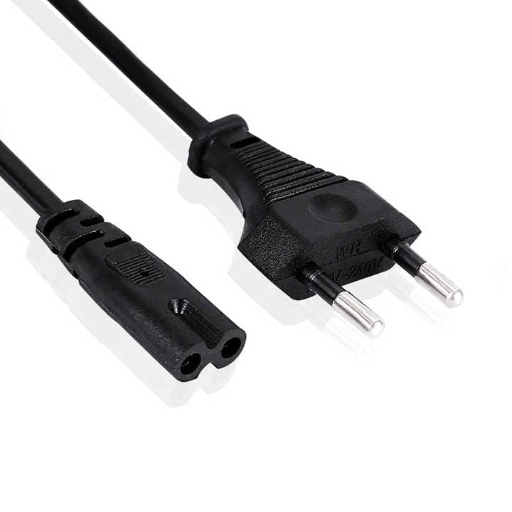 DKD Power Cord/cable/plug For PS3 Slim/ PS4 /PS5/ PS4/xbox one/xbox one SX Slim/TV video Game console Power Supply Cable ony(Black)