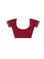 Satrani Women's Georgette Stone Work Border & Piping Border Saree with Unstitched Blouse Piece - Image 9