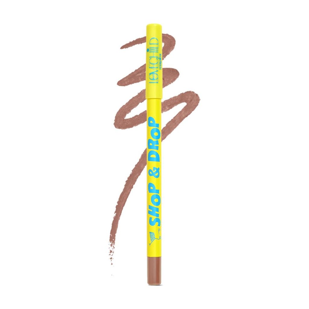 Lovechild Masaba Passport Pucker Lip Liner | Upto 7 hours Long Lasting | Matte Finish | Waterproof | Shop & Drop (Nude Brown), 1.2gm
