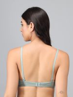 Narsingha Dreams Women's Cotton Blend Lightly Padded Half Cup Wirefree T-Shirt Bra Combo Pack of 4 - Image 7