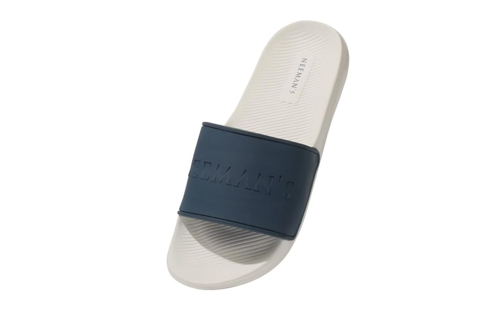 Neeman's De-stress Slides for Men | Cushioned & Comfortable Flip Flops for Men | everyday Comfort, Lightweight and Flexible