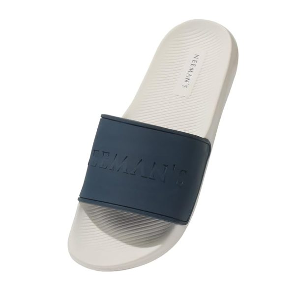 Neeman's De-stress Slides for Men | Cushioned & Comfortable Flip Flops for Men | everyday Comfort, Lightweight and Flexible
