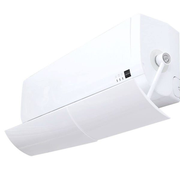 BePrincess Split AC adjustable flow Deflector Air Conditioner Deflector Air Wing Air Cooled Anti Blast Baffle Wind Direction Telescopic Windshield for Home