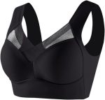 Fashiol Women’s Padded Bra Full Back Coverage Fitness Slip on Bra Push Up Breast Uplifting Sports Bra for Workout Gym and Yoga Bralette Tank Top Bras - 32 Till 42 - Image 3