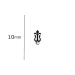 Comet Busters Different Designs Fancy Black Bindi (BIN655)(10mm) - Image 3