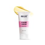 recode Strobe Natural Cream Gold 25Ml | | Primer + Highlighter + Moisturizer | Instant Illumination & Hydration With Shea Butter & Hyaluronic Extracts