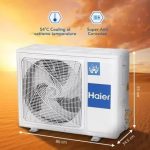 Haier Turbo Cool Plus 2023 Model 1 Ton 2 Star Split Extreme Temperature Cooling,Micro Antibacterial Filter AC - White (HS12T-TQS2BE-FS/HU12-2BE-FS, Copper Condenser) - Image 4