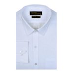 ACCOX Men's Long Full Sleeves Regular Fit Cotton Linen Formal Plain Shirts(GCR55)