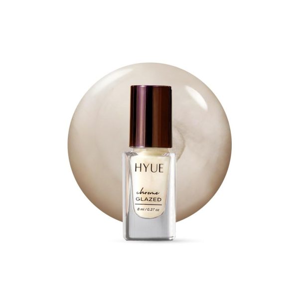 HYUE Chrome Glazed Nail Paint - 7 shades | Donut Glazed | 8 ml | Dual-toned | Long-lasting Shine | Color-Shifting Pigments | One Stroke Coverage | Gel Finish | Salon-like Nails | No UV Damage