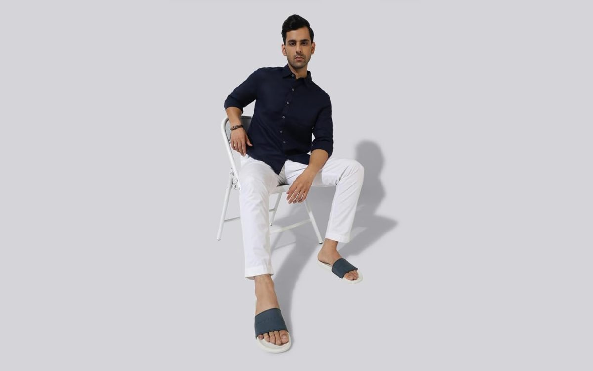 Neeman's De-stress Slides for Men | Cushioned & Comfortable Flip Flops for Men | everyday Comfort, Lightweight and Flexible - Image 4