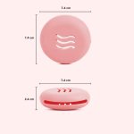 Gleva Makeup Sponge Holder, Powder Puff Holder Shatterproof Eco-Friendly Silicone Beauty Make Up Blender Case For Travel, Breathable Cosmetic Make Up Blender Puff (Random Round Holder) - Image 6