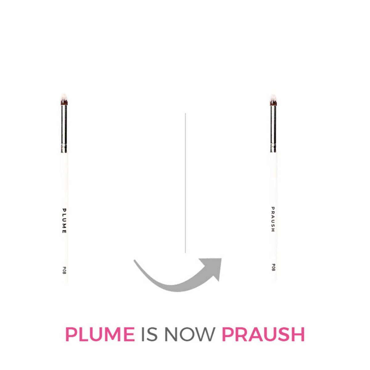 PRAUSH P08 - Plume Small Eyeshadow Blending Brush - Image 2