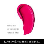 Lakme 9 to 5 Primer Matte Lip Color, Ruby Rush MR20, 3.6g - Image 4