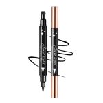 Facejewel Eyeliner Stamp Wingliner, Dual-ended Eyeliner Stamp, Waterproof & Star Shape Stamps Tattoo Eyeliner Makeup Tools for Women Girl