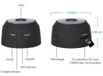 RNA WiFi Spy Camera Hidden for Home Outdoor High HD Focus Spy Magnet Mini Live Stream Night Vision IP Wireless 1080P Audio Video Hidden Indoor Nanny Camera for Home Offices Security Multicolor. - Image 2