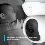 Tapo TP-Link Pan/Tilt Smart Security Camera, Indoor CCTV, 360° Rotational Views, Works with Alexa&Google Home, No Hub Required, 1080p, 2-Way Audio, Night Vision, SD Storage, Device Sharing (TC70) - Image 4