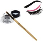 KINDED Gel and Liquid Eye Liner Eyes Makeup Brush Professional Series for Makeup Beauty with Smooth Soft Synthetic Hair Bristles Anti Rust Aluminium Ferrule Natural Wooden Handle Grip - Image 5