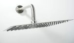 IONIX 6 inch Rain shower Stainless Steel 304 shower head 6 inch, luxury bathroom shower 6 x 6 size, heavy metal SS-304 grade material, Ultra slim, Silver, 1 set - Image 6