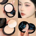 Bridester Fit Me Compact Powder Clever Cat,Lightweight,Oil-control,Vitamin E,2in1,For Indian Skin Tones Compact 18g - Image 8