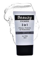Primer 3 in 1 for Face Makeup | Hydrating, Lightweight & Long- Lasting | All Skin Types | Oil-Free | Minimises Pores | Toxic & Cruelty Free | 30ml - Image 3