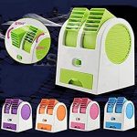 SAHAJ ENTERPRISES.Air Cooling Fan Blade USB Portable Mini AC Cooler Battery Operated Mini Water Less Duel Blower with Ice Tray Best for Home, Shop, Table, Kitchen & Outdoor (Pack of 1) - Image 4