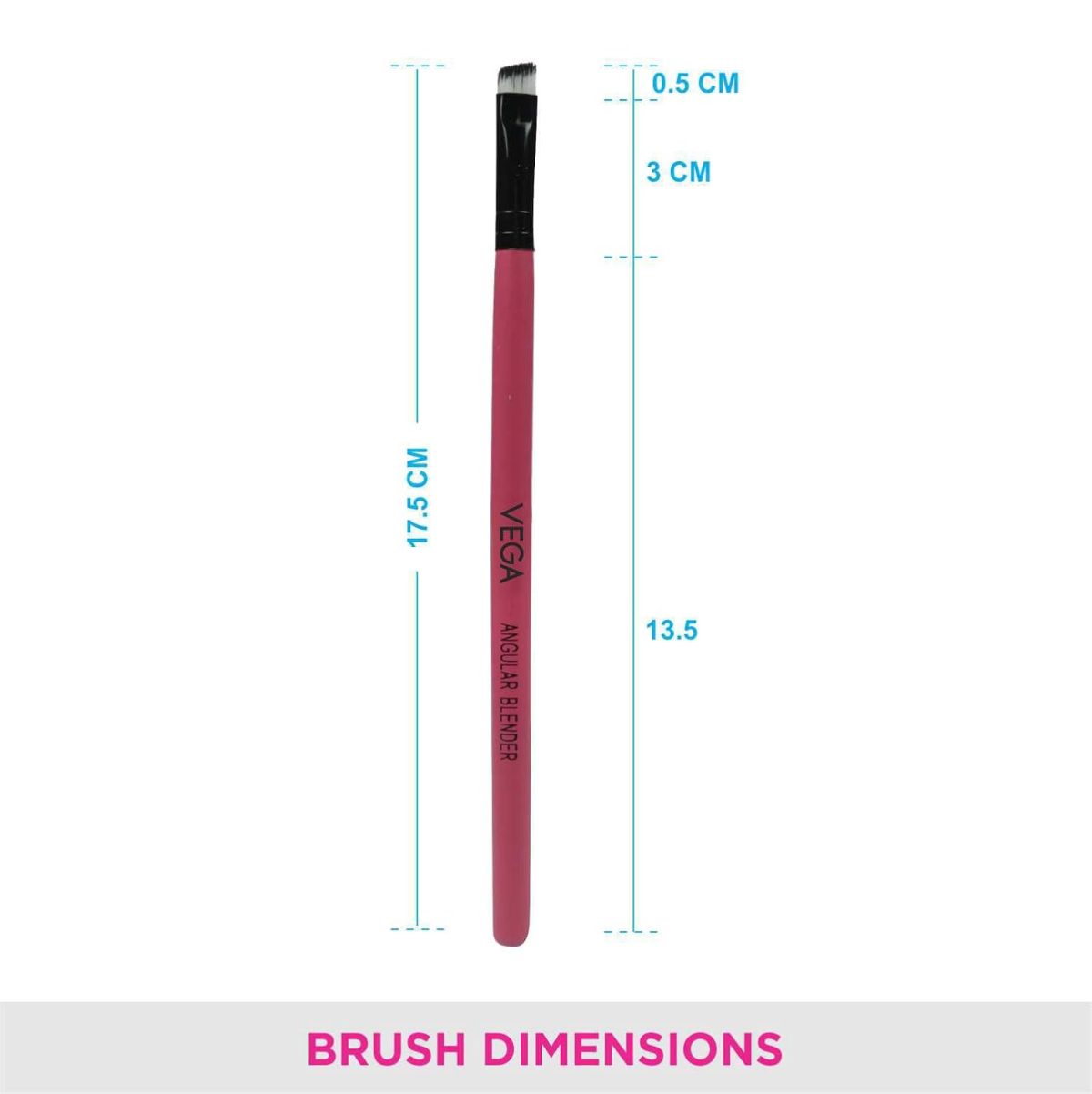 Vega Angular Blender Brush, pink, 17 g - Image 3