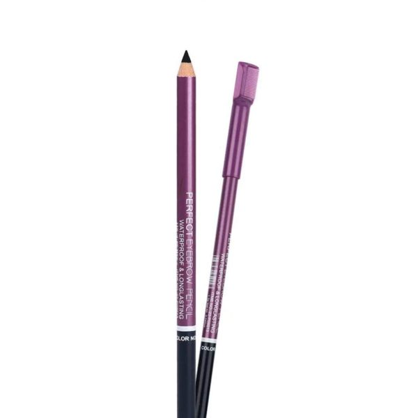 Me Now Eyebrow Pencil with Comb Professional Makeup (PACK OF 2, BLACK)