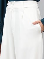 KOTTY Women's Relax Fit Straight Leg Tie Waist Pants - Image 5