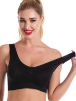 Fshway Seamless Comfort: Padded Slip-On Sports Bra for Women - Effortless Support and Style (Free Size-Best for 30 to 36 Boob Size) - Image 4