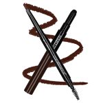 COLORESSENCE Eyebrow Pencil 3 in 1 Multifunction Brow Filling Styler with Spoolie Shaping Brush - 0.25 g (Brown)