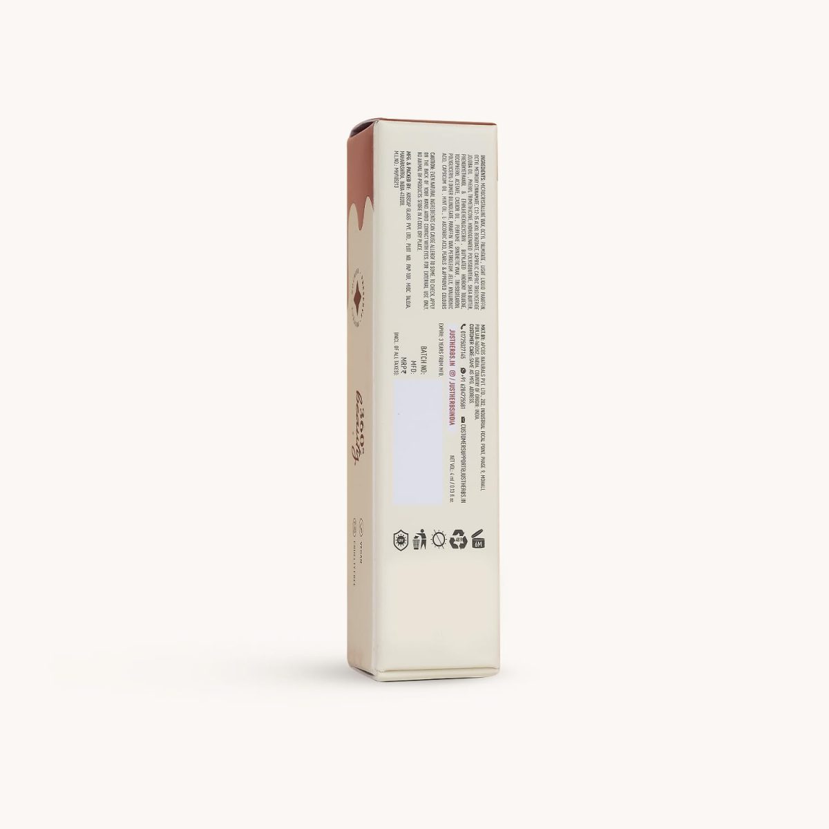 Just Herbs Lip Honey Plumping Gloss with Plant Vitamin C & Peppermint Oil (Honey Dew, 4 ml) - Image 13