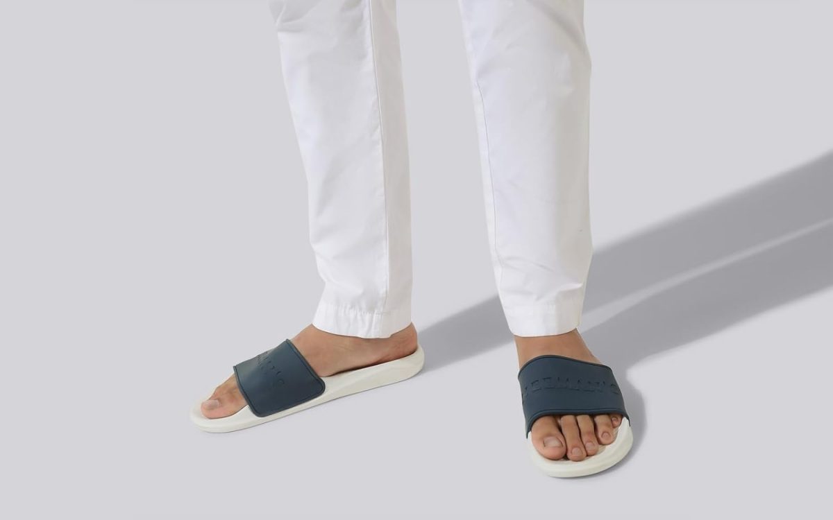 Neeman's De-stress Slides for Men | Cushioned & Comfortable Flip Flops for Men | everyday Comfort, Lightweight and Flexible - Image 3