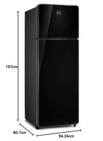 Godrej 233 L 2 Star Frost Free Nano Shield Technology Inverter Double Door Refrigerator (RT EONCRYSTAL 280B RI OB, Onyx Blue) - Image 6