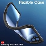 TheGiftKart Shockproof Crystal Clear Back Cover Case for Samsung Galaxy M05 / A05 / F05 | 360 Degree Protection | Protective Design | Transparent Cover for Samsung M05 / A05 (PC & TPU, Black Bumper) - Image 8