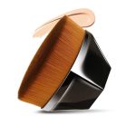 Foundation brush for face makeup | Mini Makeup foundation brush | Blending Liquid, Cream, Powder | Flat Top Kabuki Compact brush for foundation face makeup with Protective Case