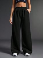 dockstreet Women's/Unisex ONESOPEN Bottom Drawstring Pure Cotton Stretchable Baggy Jogger Pants || for Similar Baggy Look Order a Size or Two Large Than Your Usual Size - Image 2