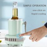 CLUB BOLLYWOOD® Portable Quick Electric Beverage Cup Cooler Ice Making for Milk Coffee Blue| Home & Garden | Major Appliances | Refrigerators & Freezers | Mini Fridges - Image 9