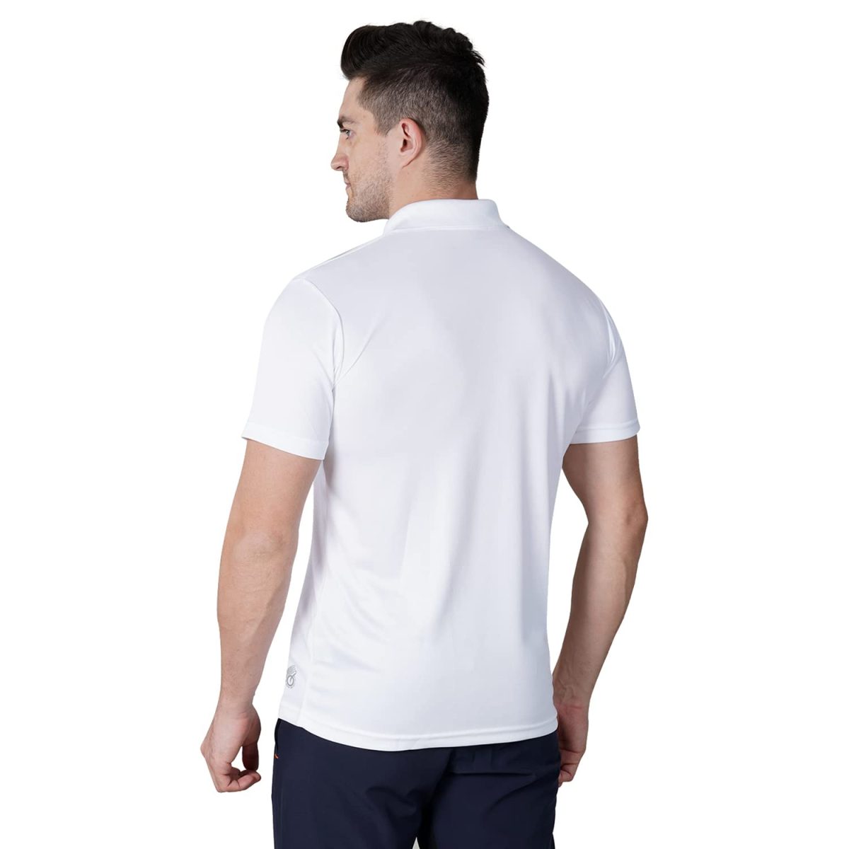 Nivia Solid Men's Dotted Micro Polyester Regular Fit T-Shirt - Image 6
