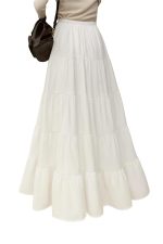 kaish Women's Charming Crepe Blooming Flared Long for Traditional Stitched A-line Flare Skirt for Girls with 1.8 Meter Flare 40 inch Height - Image 3