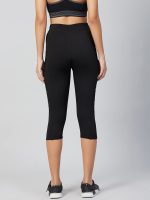 BLINKIN Women's Skinny Fit Mid Rise Polyester Blend 3/4Th Capri Tights (VG-W997-29J8) - Image 4