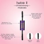 Glam21 Twice it 2X Voluminising Fiber Mascara | Waterproof | Instant Voluminising & Long Lasting with Fiber for Extra Definition Up to 24-Hours Stay - 10ml - Image 6
